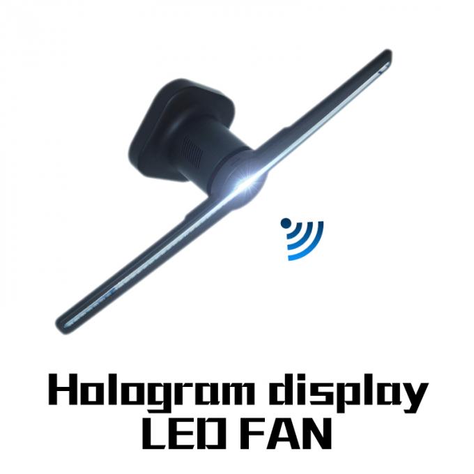 Modello olografico di WIFI del fan dell'ologramma 3D dell'esposizione 3D 43CM dell'ologramma di pubblicità