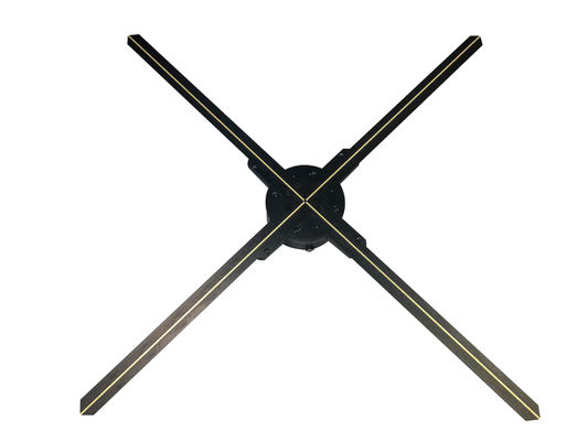 4 Blades 65cm 2000cd 3D Advertising Fan With Cover Protection